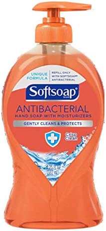 Softsoap Antibacterial Liquid Hand Soap Pump Crisp Clean - 11.25 Oz