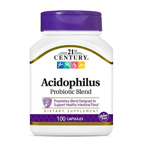 21St Century Acidophilus Capsules, 100 Count