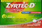Zyrtec-D Allergy + Congestion Extended Release Tablets - 24 CT.