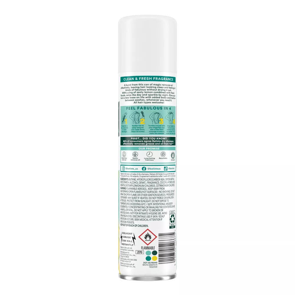 Batiste Original Dry Shampoo 3.81 Oz