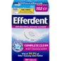 Efferdent Anti-Bacterial Denture Cleanser Tablets 102 Ea