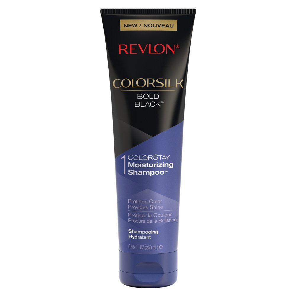 Revlon Color silk Care Shampoo, Black, 8.45 Fluid Ounce