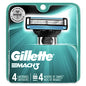 Gillette Mach3 Men'S Razor Blade Refills, 4 Ea