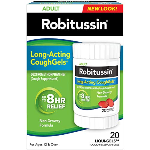 Robitussin Long-Acting Coughgels - 20 Count