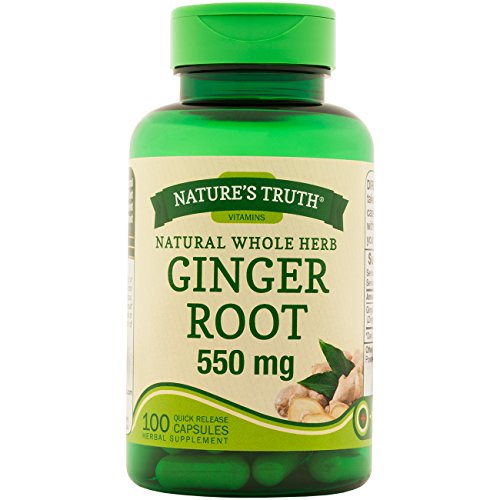 Nature'S Truth Natural Whole Herb Ginger Root Dietary Supplement, 100 Ea
