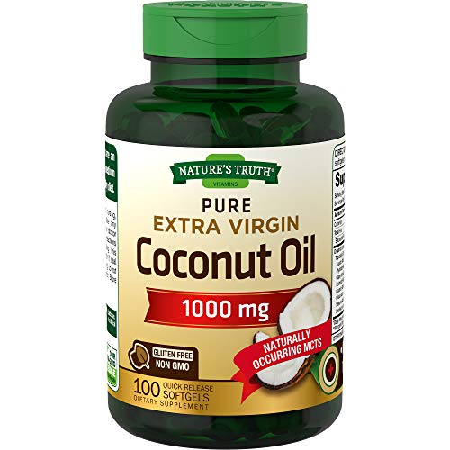 Nature'S Truth Extra Virgin Coconut Oil 1000 Mg, 100 Ea