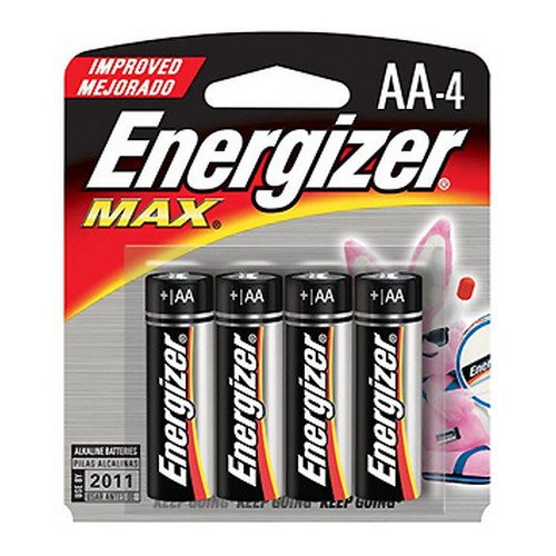 Energizer Alkaline Batteries Aa 4 Ea