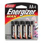 Energizer Alkaline Batteries Aa 4 Ea