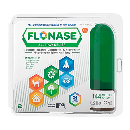 Flonase Allergy Relief 24 Hour Metered Nasal Sprays - 144 Sprays Ea