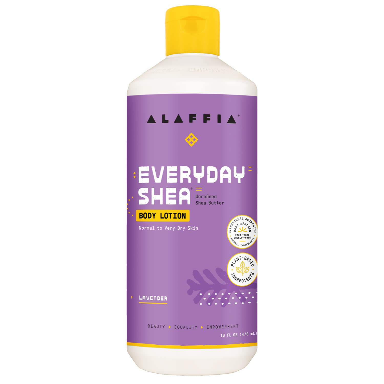 Alaffia Everyday Shea Body Lotion, Cruelty Free Calming - 16 Oz