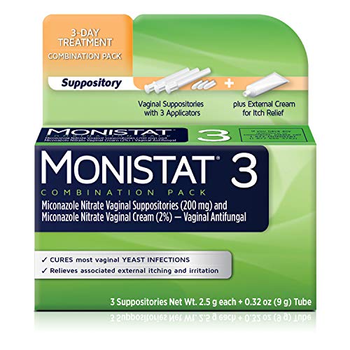 Monistat 3 Combination Pack Disposable Applicators 3 Ea