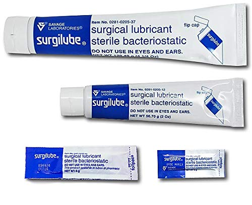 Surgilube Lubricating Jelly, 2 Oz. Tube, Flip Cap, 12/Bx