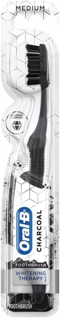 Oral-B Toothbrush Charcoal Medium Whitening Therapy