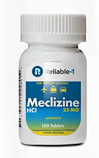Reliable 1 Meclizine Hcl 25Mg Tablets - 100 Ea