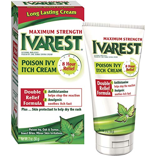 Ivarest Poison Ivy Itch Relief Cream Maximum Strength 2 Oz