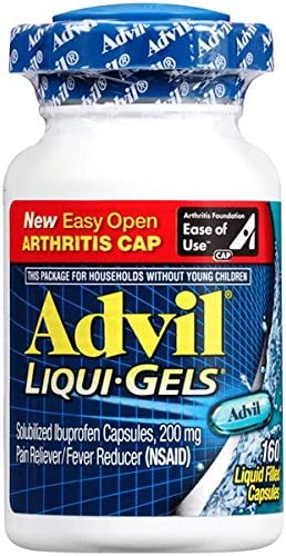 Advil Liqui-Gels Easy Open Arthritis Cap Pain Reliever Capsules - 160 Ct