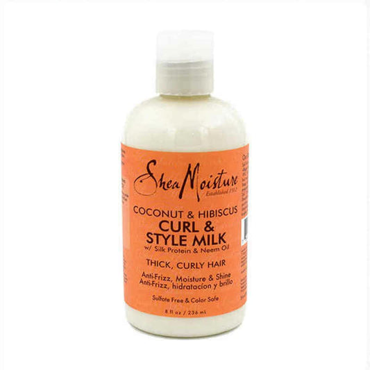 Shea Moisture Coconut & Hibiscus Curl & Style Milk, 8 Ounce
