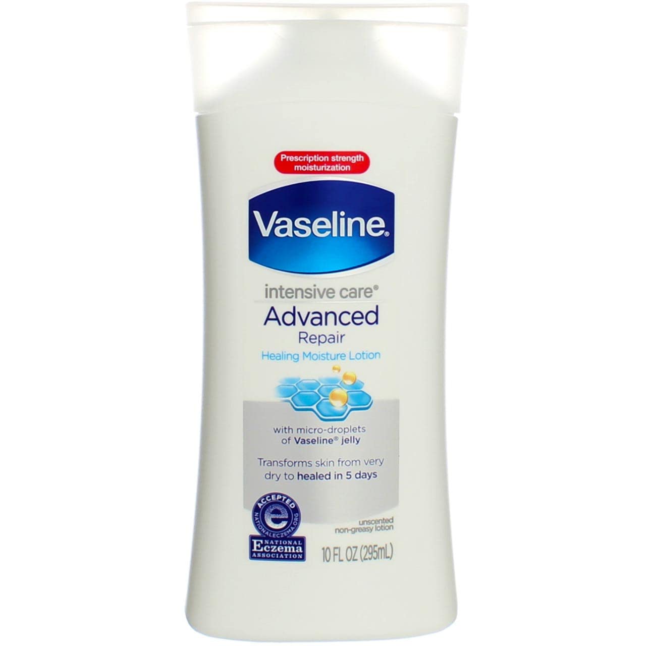 Vaseline Intensive Care Advanced Repair Lotion, Unscented, 10 fl oz