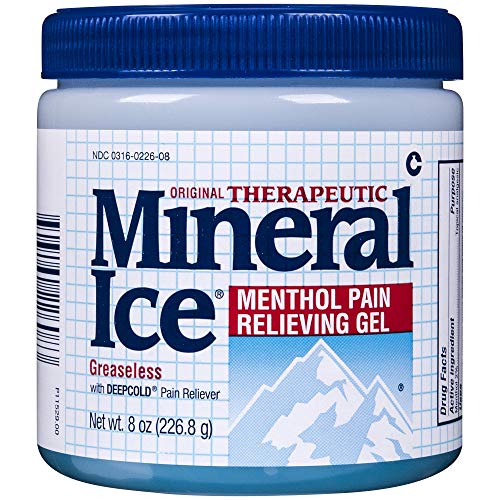 Therapeutic Mineral Ice Pain Relieving Gel, Original, Greaseless - 8 Oz