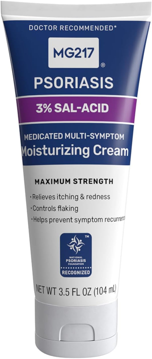 Mg217 Psoriasis Cream - Multi-Symptom Relief - 3.5 Fl Oz