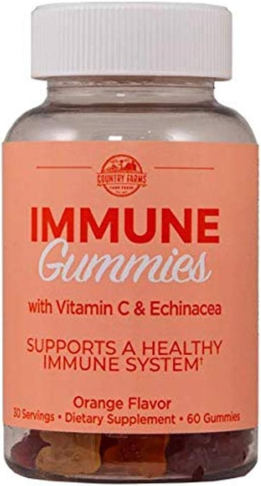 Country Farms Immune Gummies with Vitamin C & Echinacea 60 ct