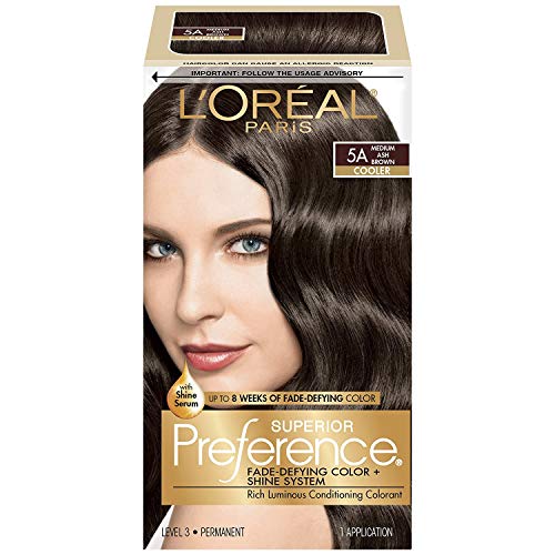 L'Oreal Superior Preference Hair Color - 5A Medium Ash Brown - 6.5 Fl Oz