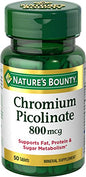 Nature'S Bounty Mega Chromium Picolinate 800 Mcg Tablets 50 Ea