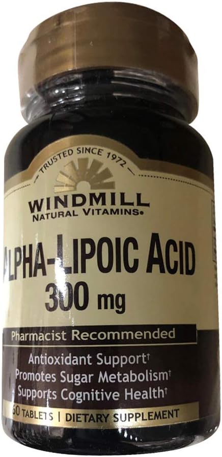 Windmill Alpha Lipoic Acid 300 Mg Tablets 60 Ea