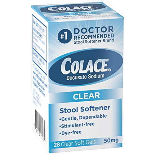 Colace Clear Stool Softener - 50Mg - 28 Count