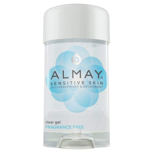 Almay Deodorant for Women, Gel Antiperspirant, Dermatologist for Sensitive Skin, Fragrance Free, 2.25 Oz