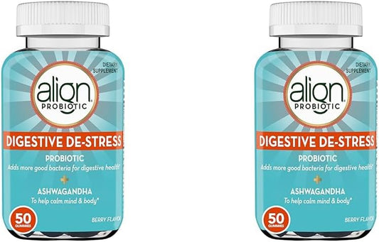 Align Probiotic, Digestive De-Stress, Probiotic 50 Gummies