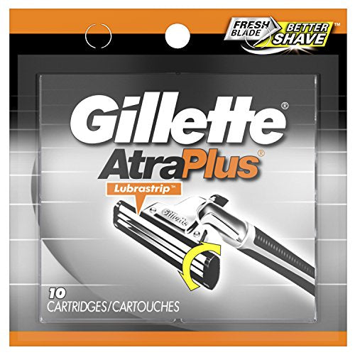 Gillette Atraplus Cartridges 10 Each