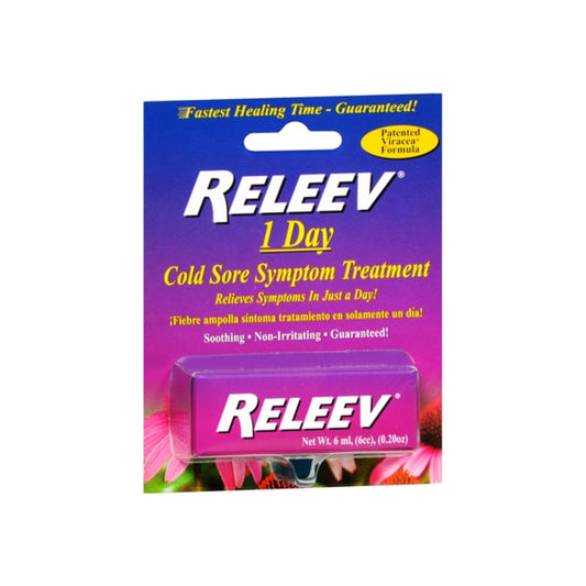 Releev 1 Day Cold Sore Treatment 6 Ml