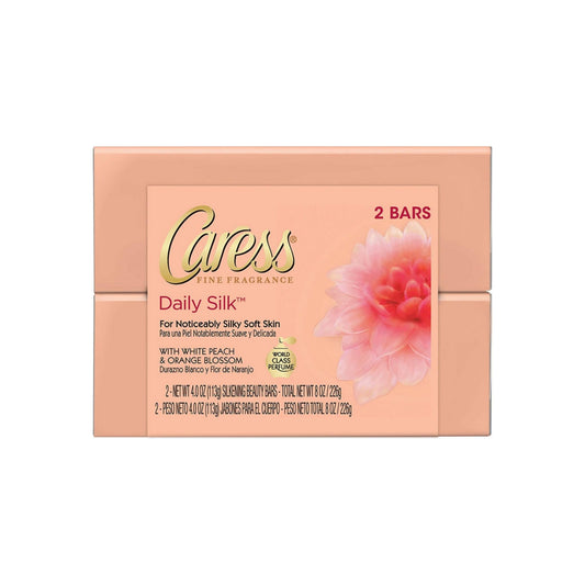 Caress Beauty Bar, Daily Silk - 4 Oz