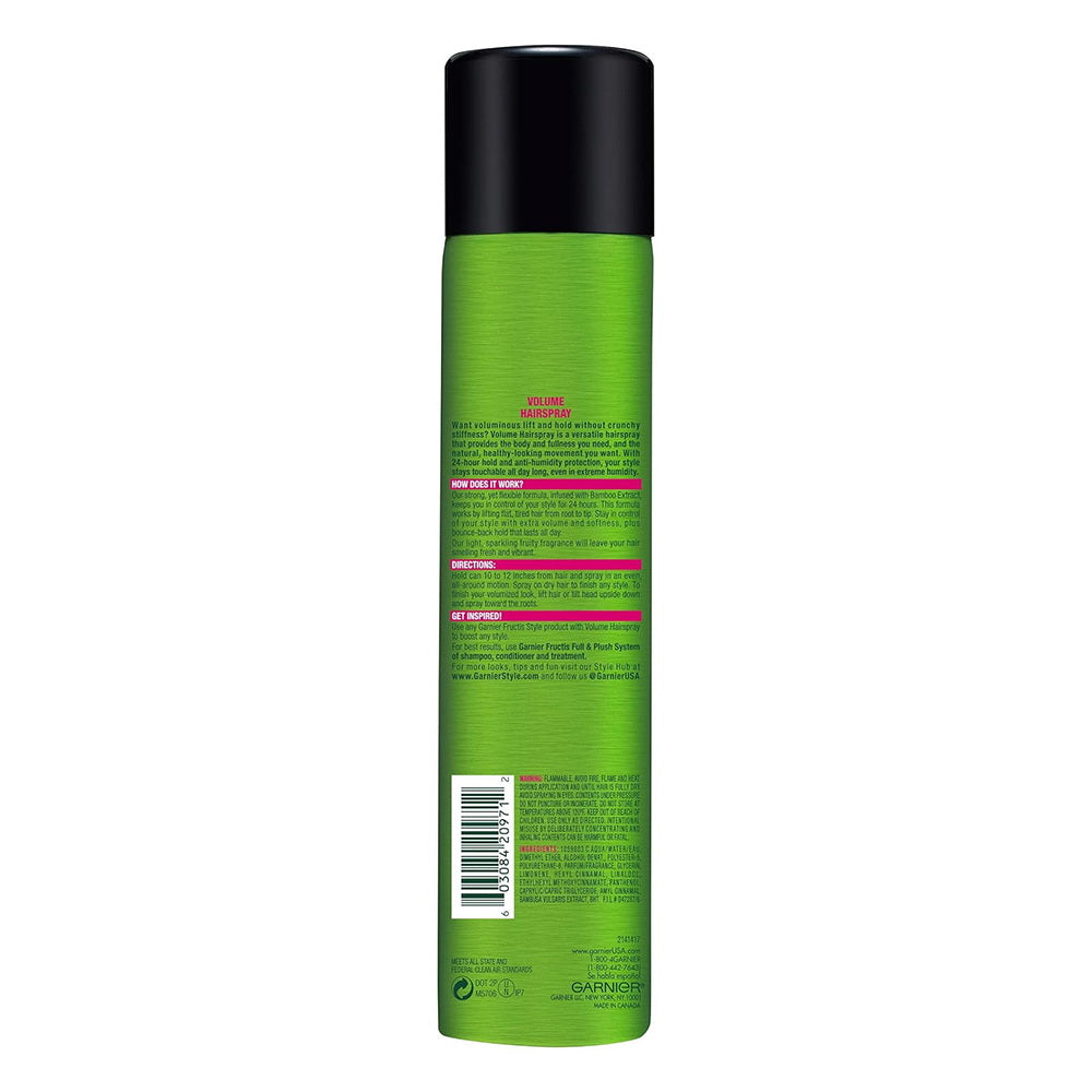 Garnier Fructis Style Volume Anti-Humidity Aerosol Hairspray 8.25 Oz