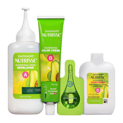 Garnier Nutrisse Haircolor, R3 Light Intense Auburn Nourishing Color ,1Ct