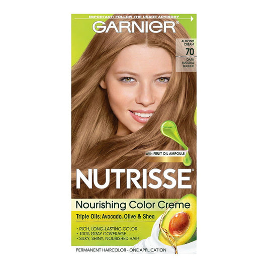 Garnier Nutrisse Permanent Dark Natural Blonde Hair Color Creme Kit