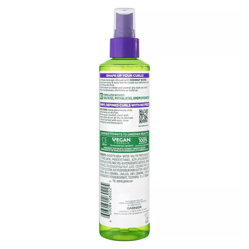 Garnier Fructis Style Curl Shaping Spray Gel Strong 8.50 Oz