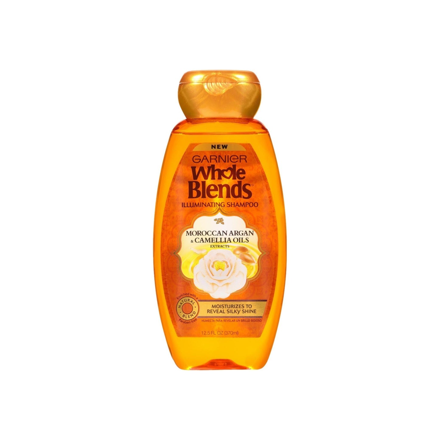Garnier Whole Blends Marvelous Shampoo With Moroccan Argan & Camellia Oils 12.50 Oz