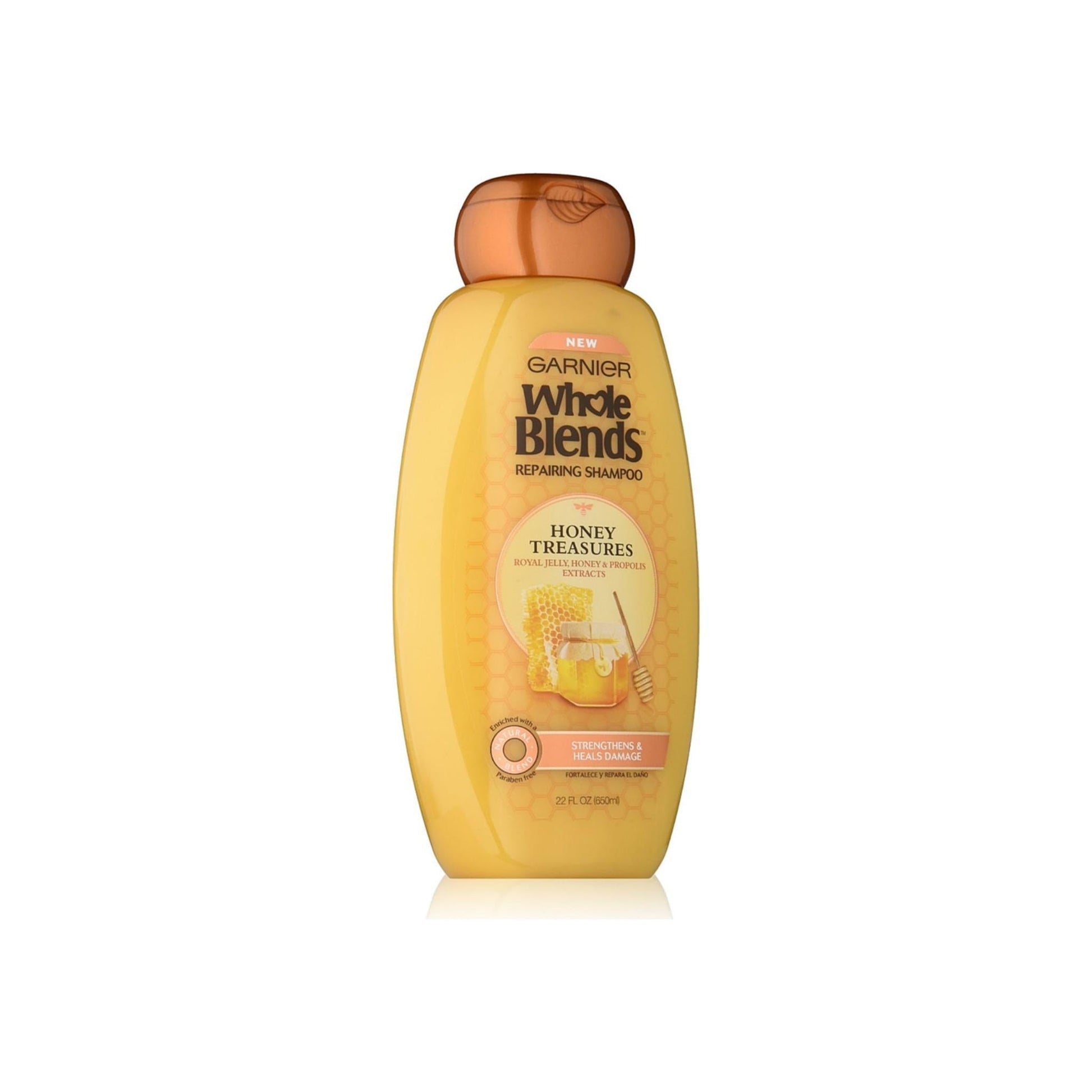 Garnier Whole Blends Repairing Shampoo, Honey Treasures Extracts 22 Oz