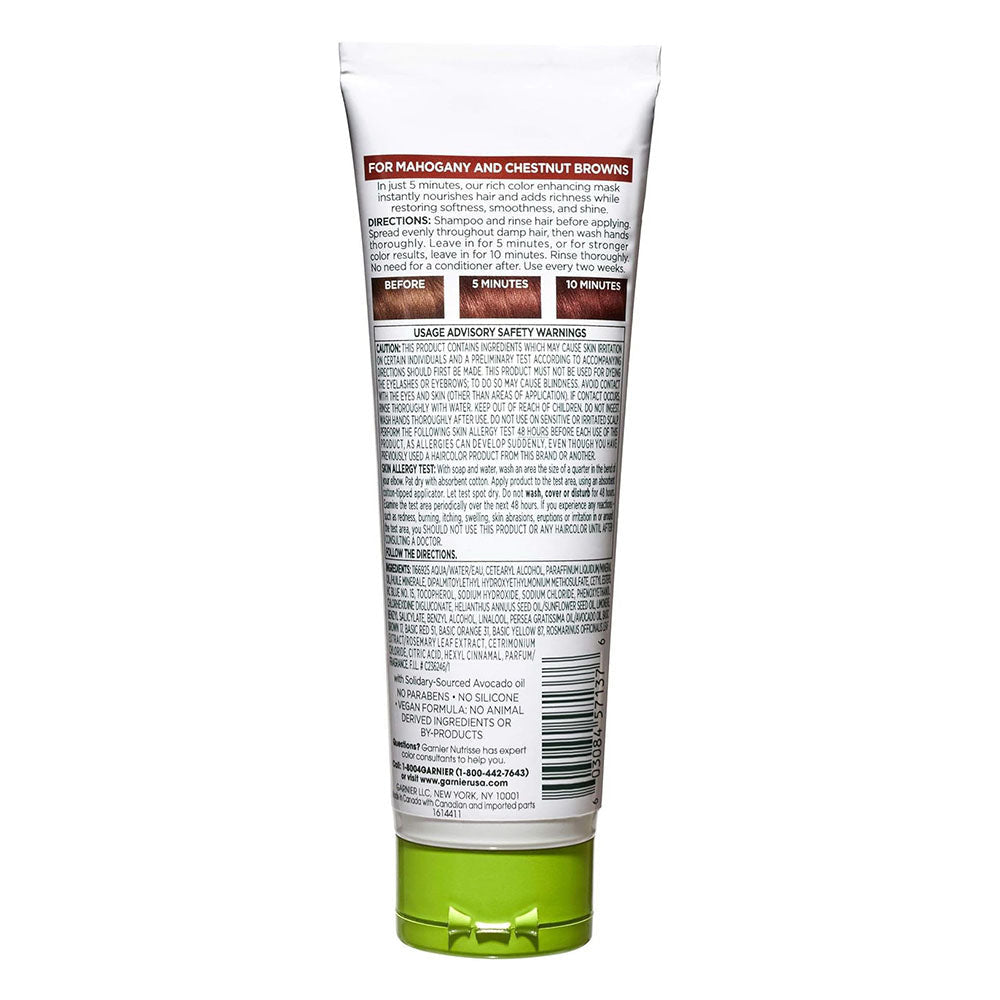 Garnier Nutrisse 5 Min Color Hair Mask - Warm Brown - 4.2 Fl Oz