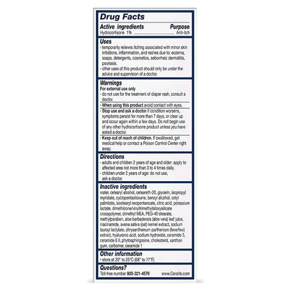 Cerave Hydrocortisone Anti-Itch Cream - 1 Oz