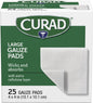 Curad Pro-Gauze Sterile Pads, 4" X, 4", 25 Count
