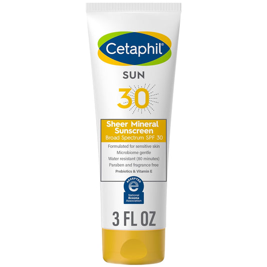 Cetaphil Sun Sheer Mineral Sunscreen SPF 30 - 3 fl oz