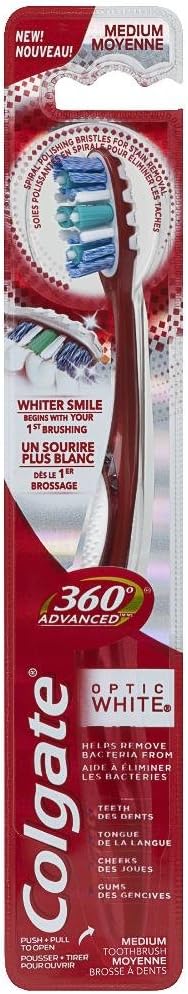 Colgate 360 Adv Opt Wht Medium