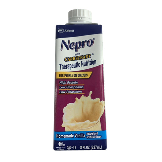 Nepro with Carb Steady Therapeutic Nutrition, Homemade Vanilla, 8 Oz