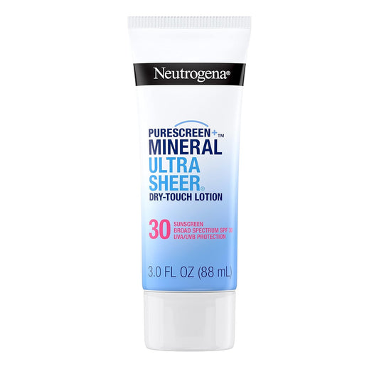 Neutrogena Mineral Ultrasheer Dry-Touch Spf 30 Sunscreen Lotion, 3 Fl Oz