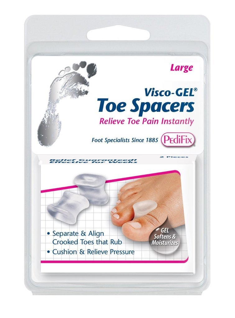Pedifix Visco-Gel Toe Spacers, Large