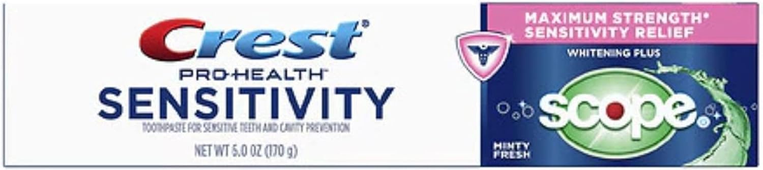 Crest Pro-Health CareSensitivity Toothpaste Whitening Plus Scope - 6 oz