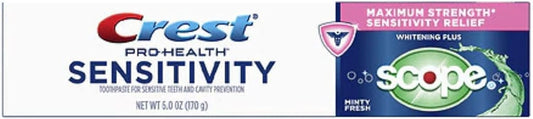 Crest Pro-Health CareSensitivity Toothpaste Whitening Plus Scope - 6 oz